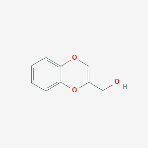 molecular formula C9H8O3 B8534249 1,4-Benzodioxin-2-methanol CAS No. 122833-65-2