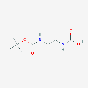 molecular formula C8H16N2O4 B8534512 (2-((Tert-butoxycarbonyl)amino)ethyl)carbamic acid 