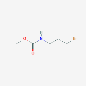 molecular formula C5H10BrNO2 B8534558 Methyl(3-bromopropyl)carbamate 