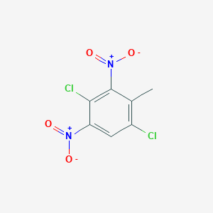 molecular formula C7H4Cl2N2O4 B8534667 1,4-Dichloro-2-methyl-3,5-dinitrobenzene 