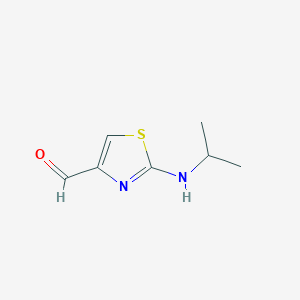 molecular formula C7H10N2OS B8534741 2-Isopropylaminothiazole-4-carbaldehyde 