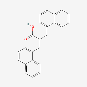molecular formula C24H20O2 B8534760 Bis-(1-naphthylmethyl)-acetic acid 