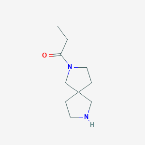 1-(3,7-Diazaspiro[4.4]nonan-3-yl)propan-1-one