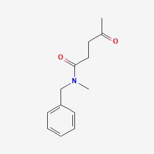 molecular formula C13H17NO2 B8534824 N-Methyl-N-benzyl-4-oxopentanamide 