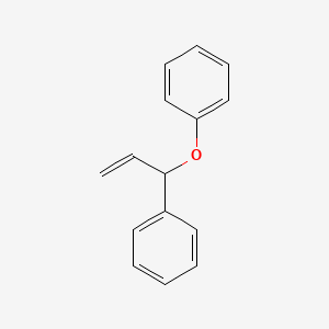 molecular formula C15H14O B8534845 1-Phenyl-1-phenoxy-2-propene CAS No. 138621-80-4