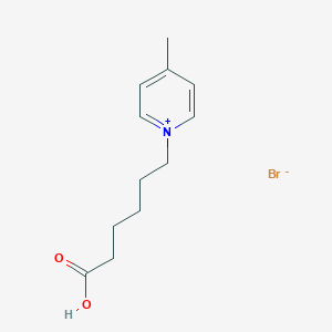 1-(5-Carboxypentyl)-4-methylpyridin-1-ium bromide