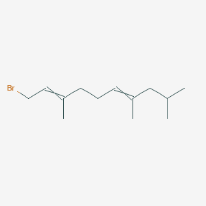 molecular formula C13H23Br B8534880 1-Bromo-3,7,9-trimethyldeca-2,6-diene CAS No. 51079-40-4