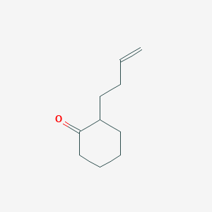 molecular formula C10H16O B8534896 2-(3-Butenyl)cyclohexanone 