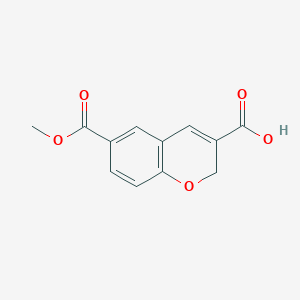 6-methoxycarbonyl-2H-chromene-3-carboxylic acid