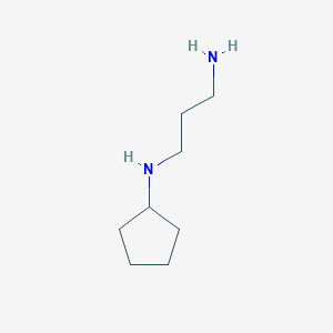 molecular formula C8H18N2 B8534908 N1-Cyclopentylpropane-1,3-diamine 