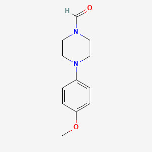 molecular formula C12H16N2O2 B8534957 1-Formyl-4-(4-methoxyphenyl)piperazine 