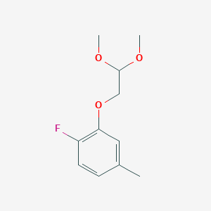 2-(2,2-Dimethoxy-ethoxy)-1-fluoro-4-methyl-benzene