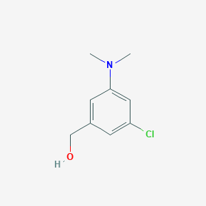 molecular formula C9H12ClNO B8534981 3-Chloro-5-n,n-dimethylaminobenzyl alcohol 