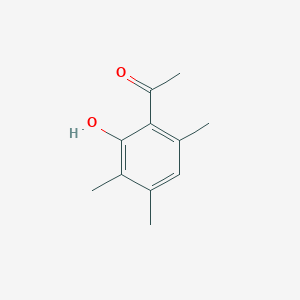 molecular formula C11H14O2 B8534998 1-(2-Hydroxy-3,4,6-trimethylphenyl)ethanone 