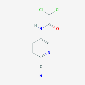 2,2-dichloro-N-(6-cyanopyridin-3-yl)acetamide