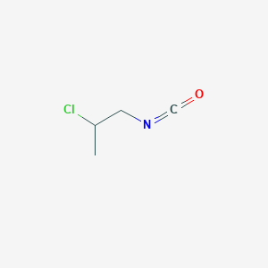 molecular formula C4H6ClNO B8535099 2-Chloropropyl isocyanate 