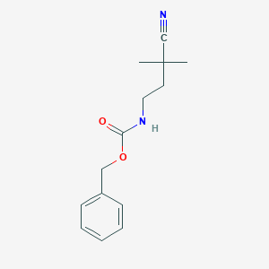 Benzyl (3-cyano-3-methylbutyl)carbamate