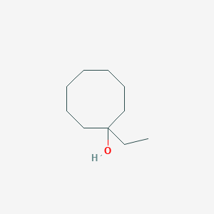 molecular formula C10H20O B8535135 1-Ethylcyclooctanol 