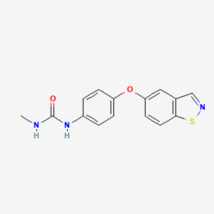 N-{4-[(1,2-Benzothiazol-5-yl)oxy]phenyl}-N'-methylurea