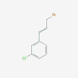 molecular formula C9H8BrCl B8535248 m-Chlorocinnamyl bromide 