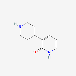 molecular formula C10H14N2O B8535275 3-Piperidin-4-ylpyridin-2(1H)-one 