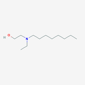 molecular formula C12H27NO B8535288 2-[Ethyl(octyl)amino]ethanol CAS No. 45124-27-4