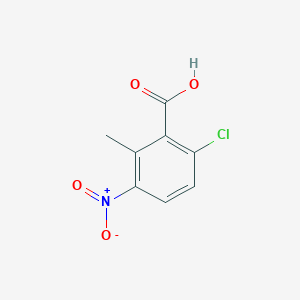 molecular formula C8H6ClNO4 B8535327 6-Chloro-2-methyl-3-nitrobenzoic acid CAS No. 899821-27-3