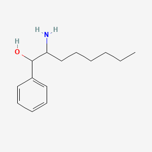 2-Amino-1-phenyloctan-1-ol
