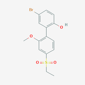 5-Bromo-4'-(ethylsulfonyl)-2'-methoxy-[1,1'-biphenyl]-2-ol