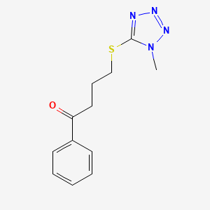 1-Methyl-5-(3-benzoylpropyl)thio-1,2,3,4-tetrazole