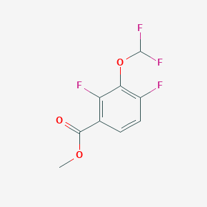 molecular formula C9H6F4O3 B8535381 Methyl 2,4-difluoro-3-difluoromethoxybenzoate CAS No. 194804-81-4