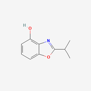 molecular formula C10H11NO2 B8535398 2-(1-Methylethyl)-1,3-benzoxazol-4-ol 