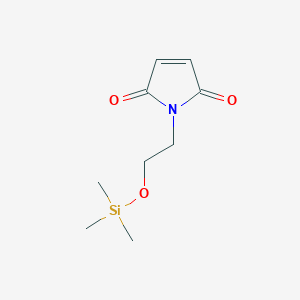 1-{2-[(Trimethylsilyl)oxy]ethyl}-1H-pyrrole-2,5-dione