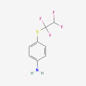 Aniline, p-((1,1,2,2-tetrafluoroethyl)thio)-