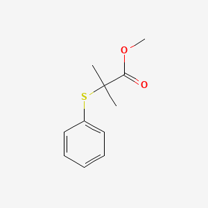 Methyl 2-methyl-2-(phenylthio)propanoate