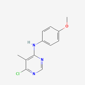 6-chloro-N-(4-methoxyphenyl)-5-methylpyrimidin-4-amine