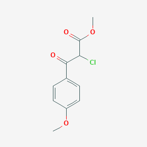 Methyl 2-chloro-3-oxo-3-(p-methoxyphenyl)propionate