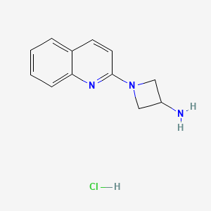 1-(Quinolin-2-yl)azetidin-3-amine hydrochloride