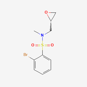 (S)-2-Bromo-N-methyl-N-(oxiran-2-ylmethyl)benzenesulfonamide