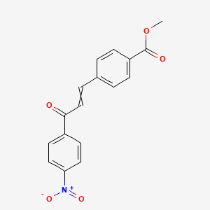 Methyl 4-[3-(4-nitrophenyl)-3-oxoprop-1-en-1-yl]benzoate