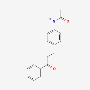 N-[4-(3-Oxo-3-phenylpropyl)phenyl]acetamide