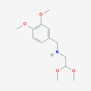 molecular formula C13H21NO4 B8535717 (3,4-Dimethoxybenzyl)-(2,2-dimethoxyethyl)amine 
