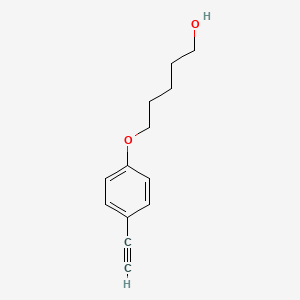 5-(4-Ethynylphenoxy)pentan-1-OL