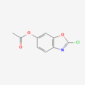 2-Chloro-1,3-benzoxazol-6-yl acetate