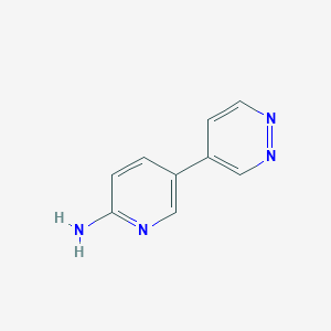 5-(Pyridazin-4-yl)pyridin-2-amine