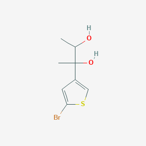 molecular formula C8H11BrO2S B8535853 2-(5-Bromo-thiophen-3-yl)-butane-2,3-diol 
