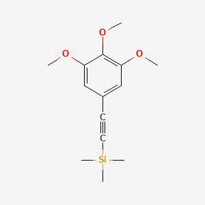 Trimethyl((3,4,5-trimethoxyphenyl)ethynyl)silane