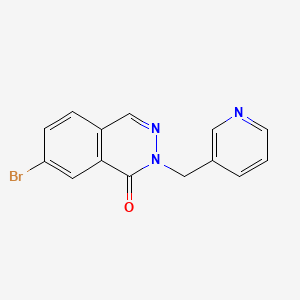 7-Bromo-2-pyridin-3-ylmethyl-2H-phthalazin-1-one