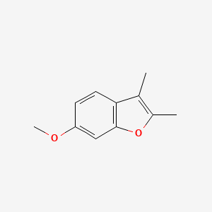 molecular formula C11H12O2 B8535889 2,3-Dimethyl-6-methoxybenzofuran 