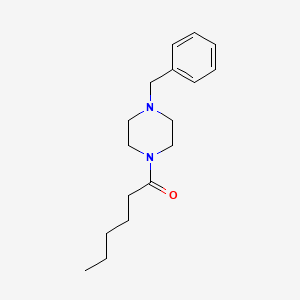 1-(4-Benzylpiperazin-1-yl)hexan-1-one